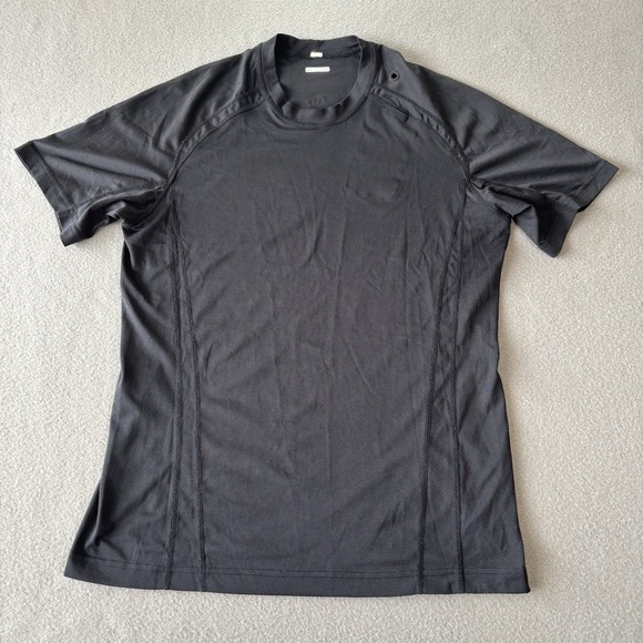 lululemon athletica Other - Lululemon Shirt Mens S Black Short Sleeve Athletic Running Training Top‎ Workout